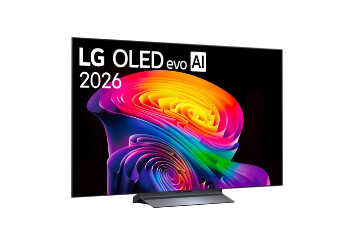 Foto inclinata TV OLED55C65LA 2026